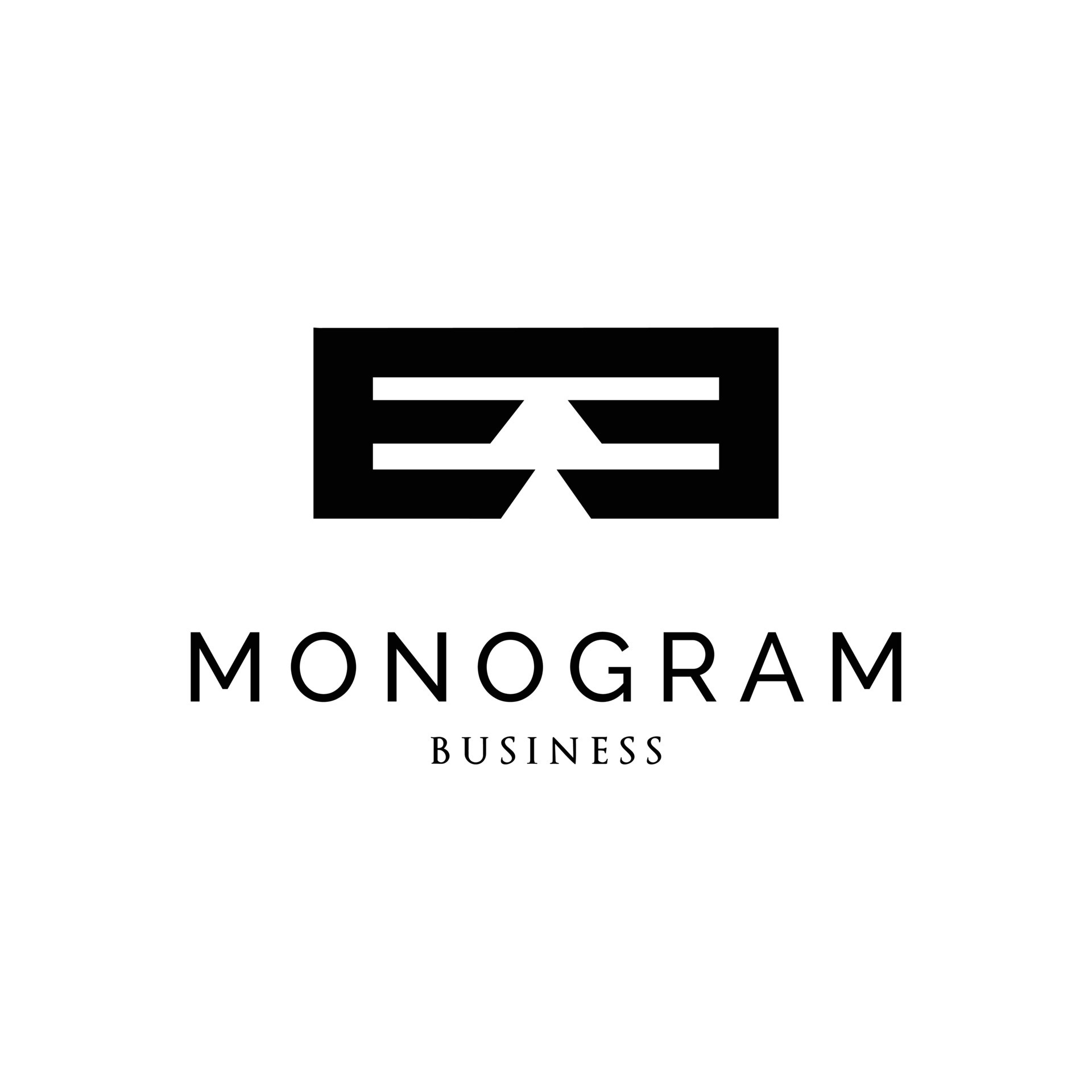 Initial Letter EE Monogram Logo Design Template 14488295 Vector Art at