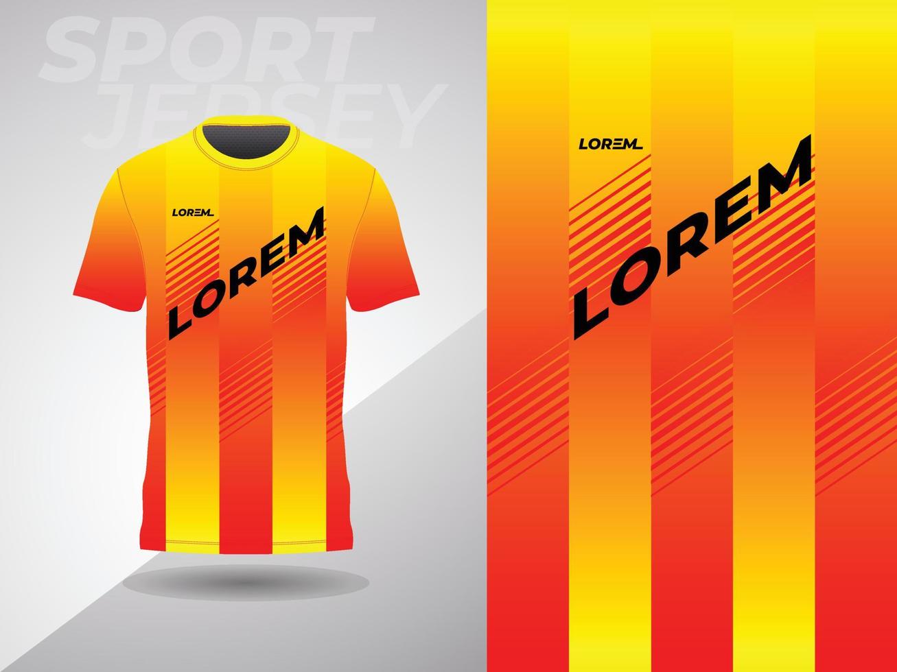 camiseta abstracta naranja diseño de camiseta deportiva para fútbol fútbol carreras juegos motocross ciclismo correr vector
