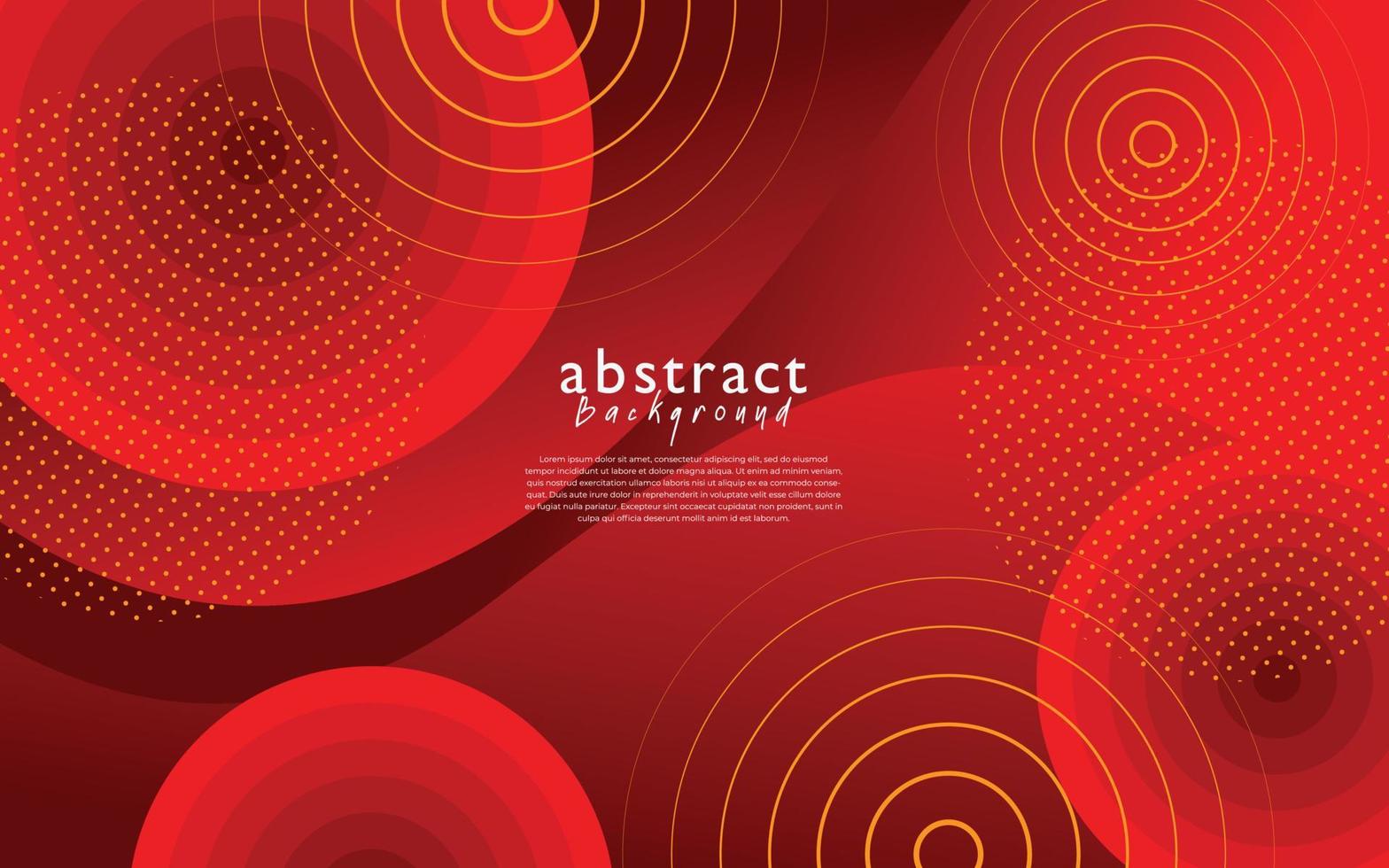 diseño de fondo abstracto moderno rojo vector