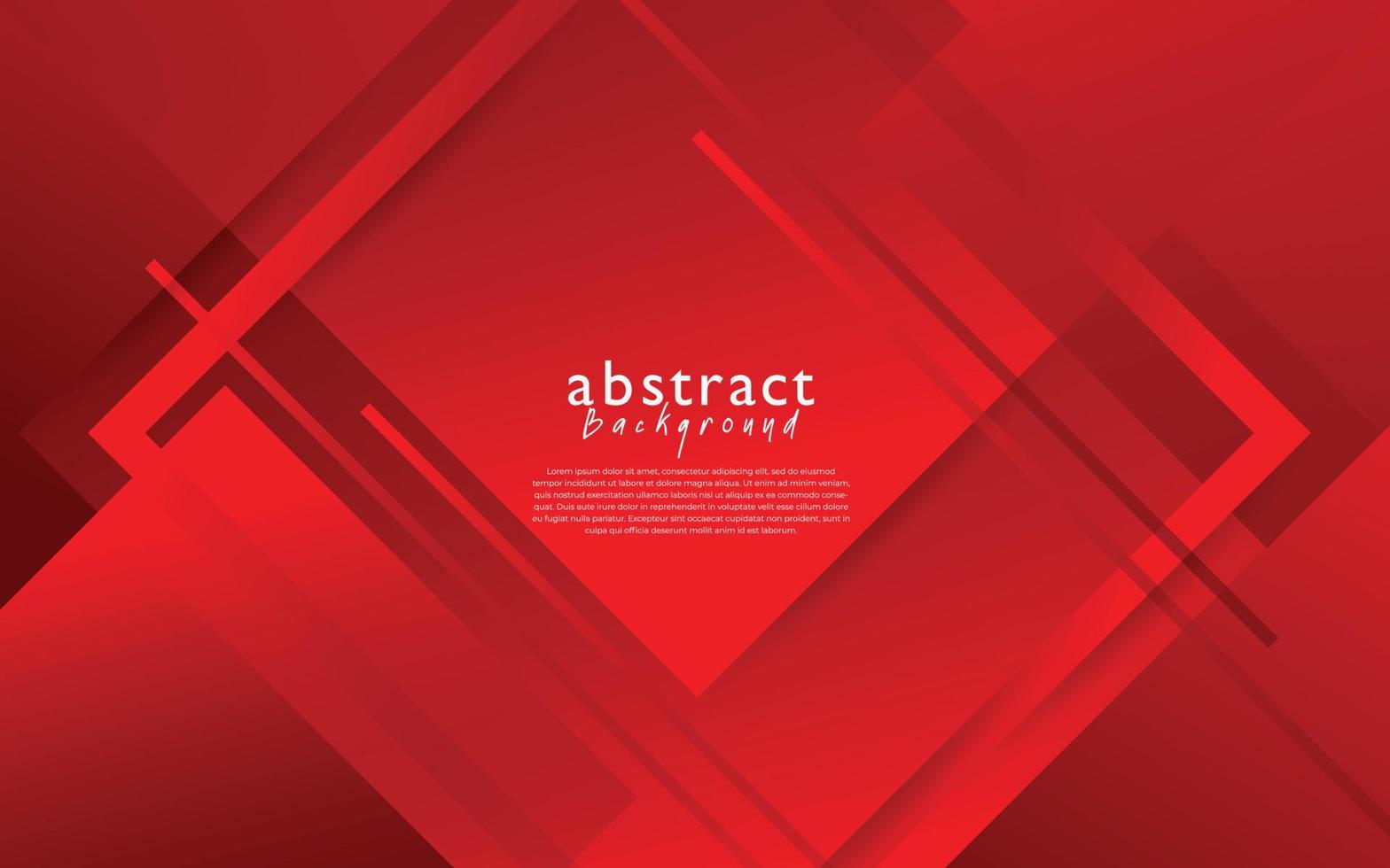 red modern abstract background design vector
