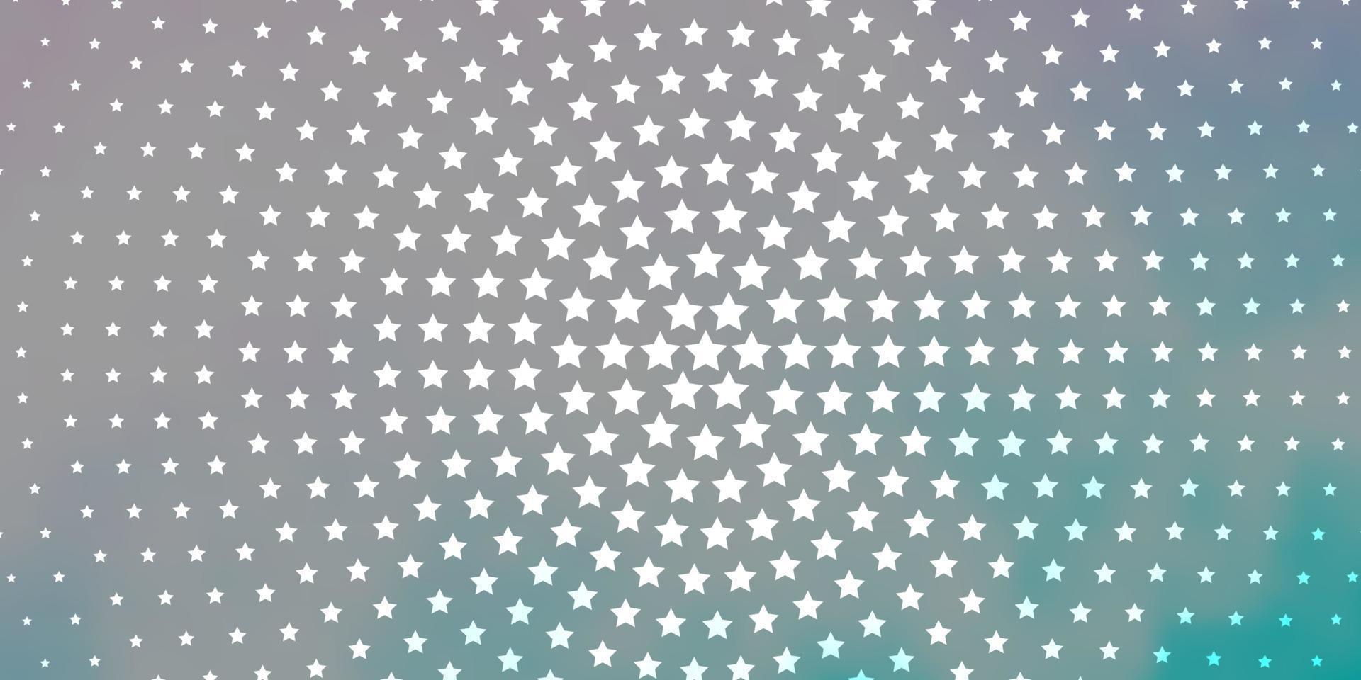 Light Pink, Blue vector pattern with abstract stars.