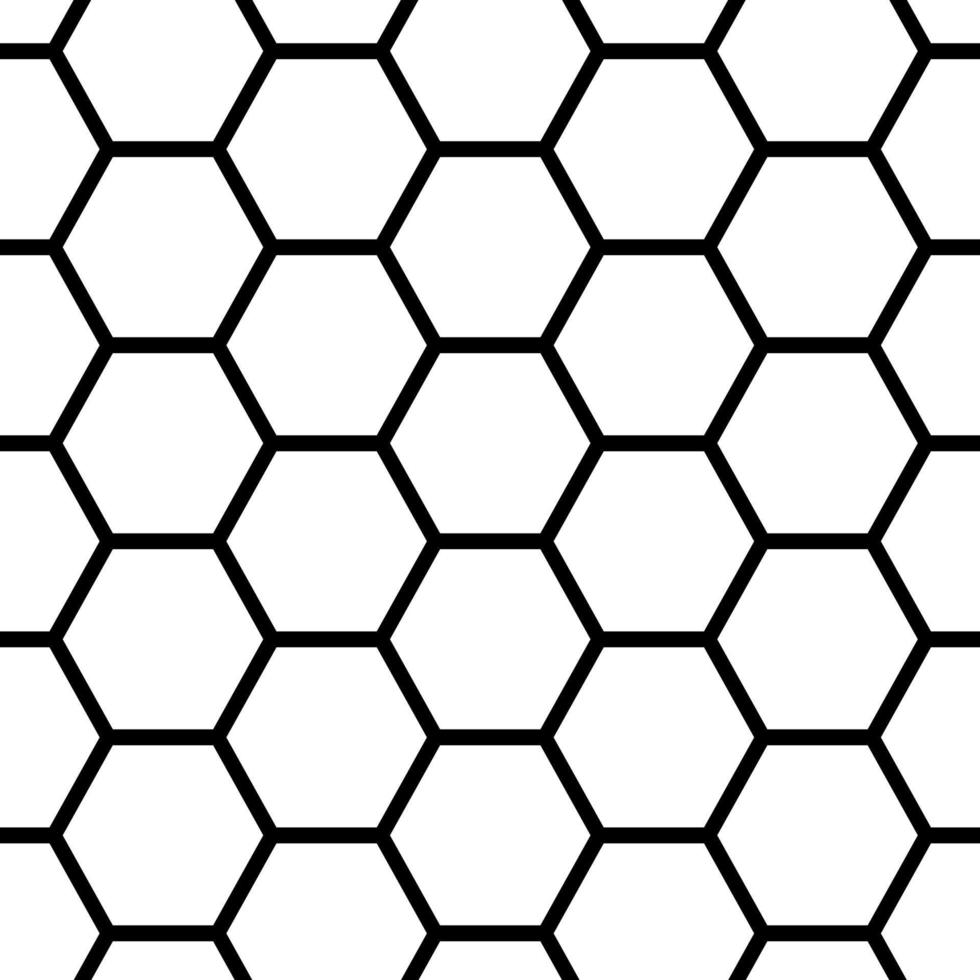 Honeycomb seamless pattern. Abstract geometric honeycomb seamless pattern. Hexagon pattern. Vector illustration