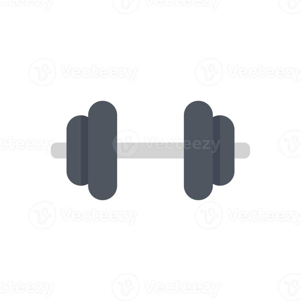 Fitness dumbbells made of steel with weights for lifting exercises to build muscle. png