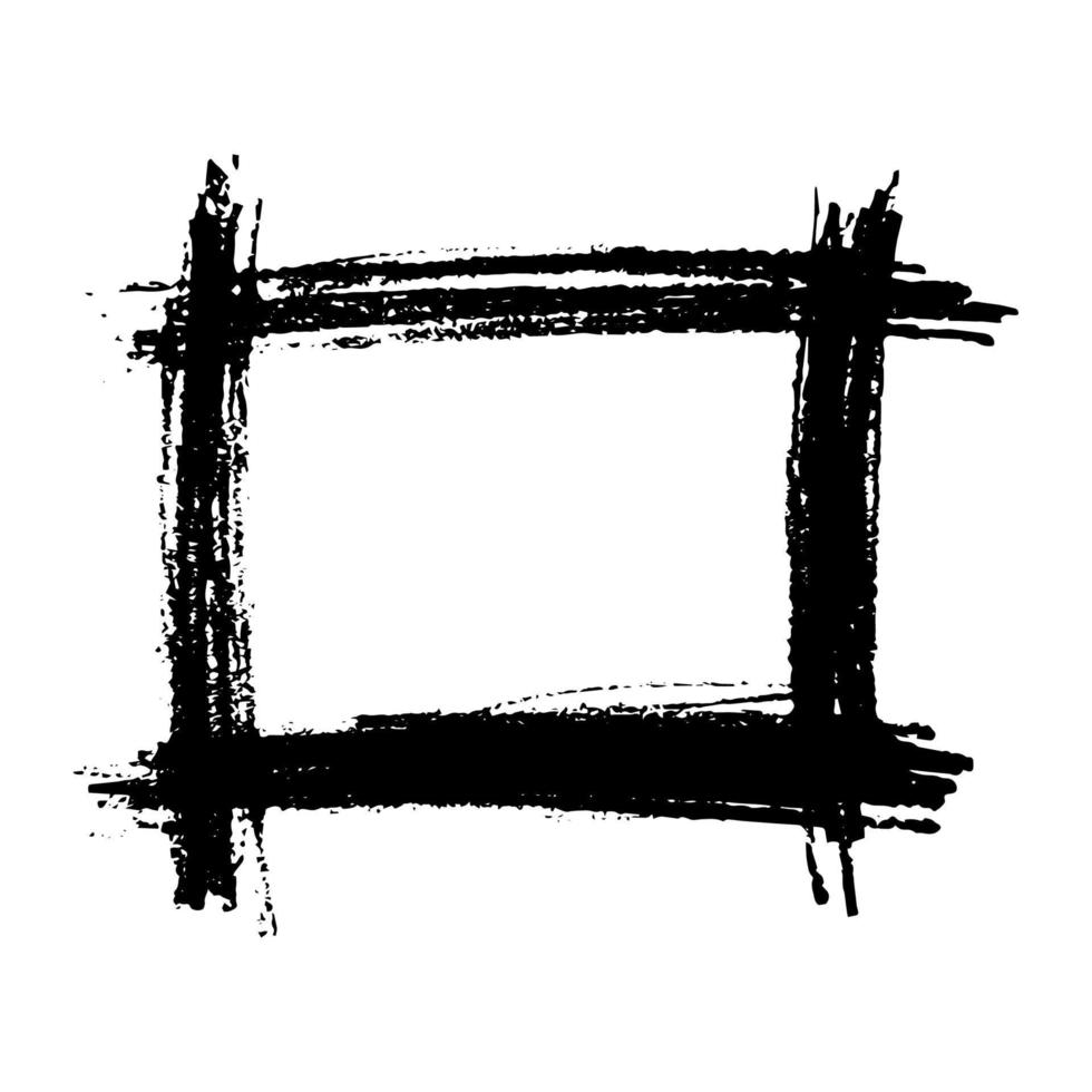 Sketch Scribble Smear Square Frame. Hand drawn Pencil Scribble. Vector illustration.