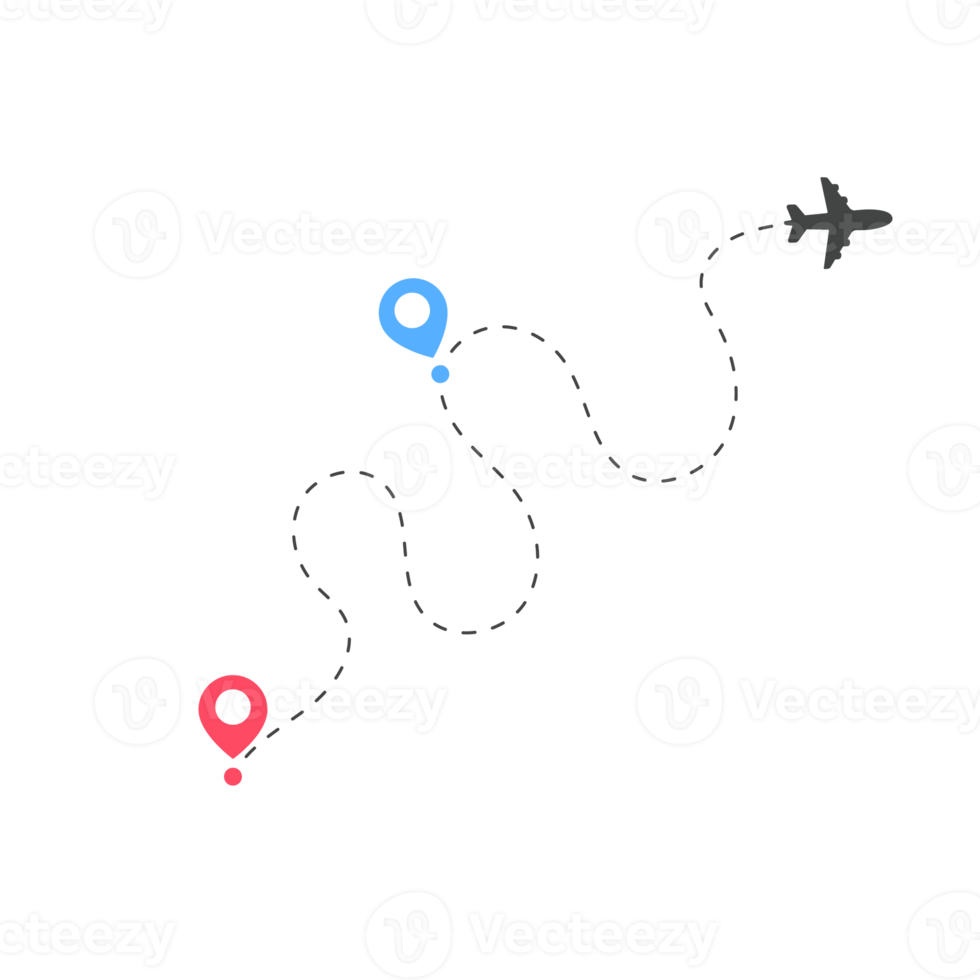 pino de rota de viagem de avião no mapa do mundo ideias de viagens de viagem png