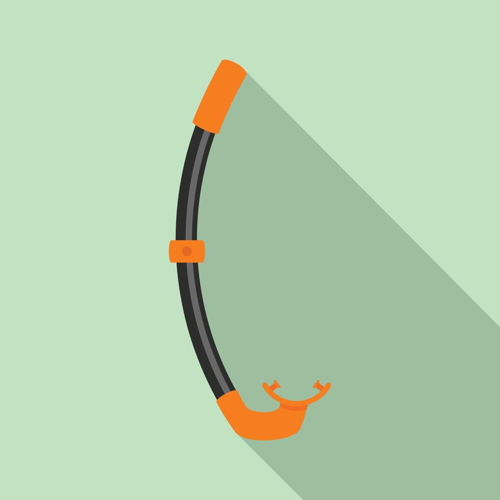 Snorkel icon, flat style vector