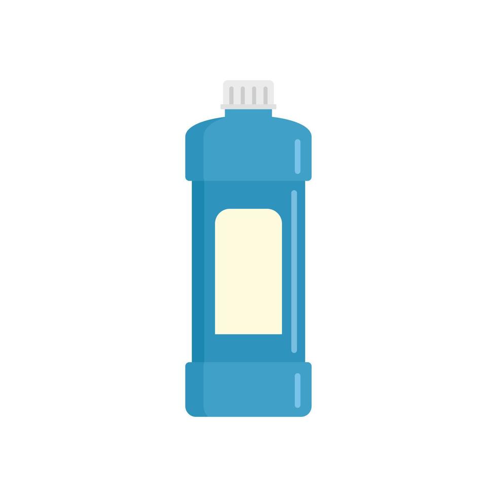 Whiteness bottle icon, flat style vector