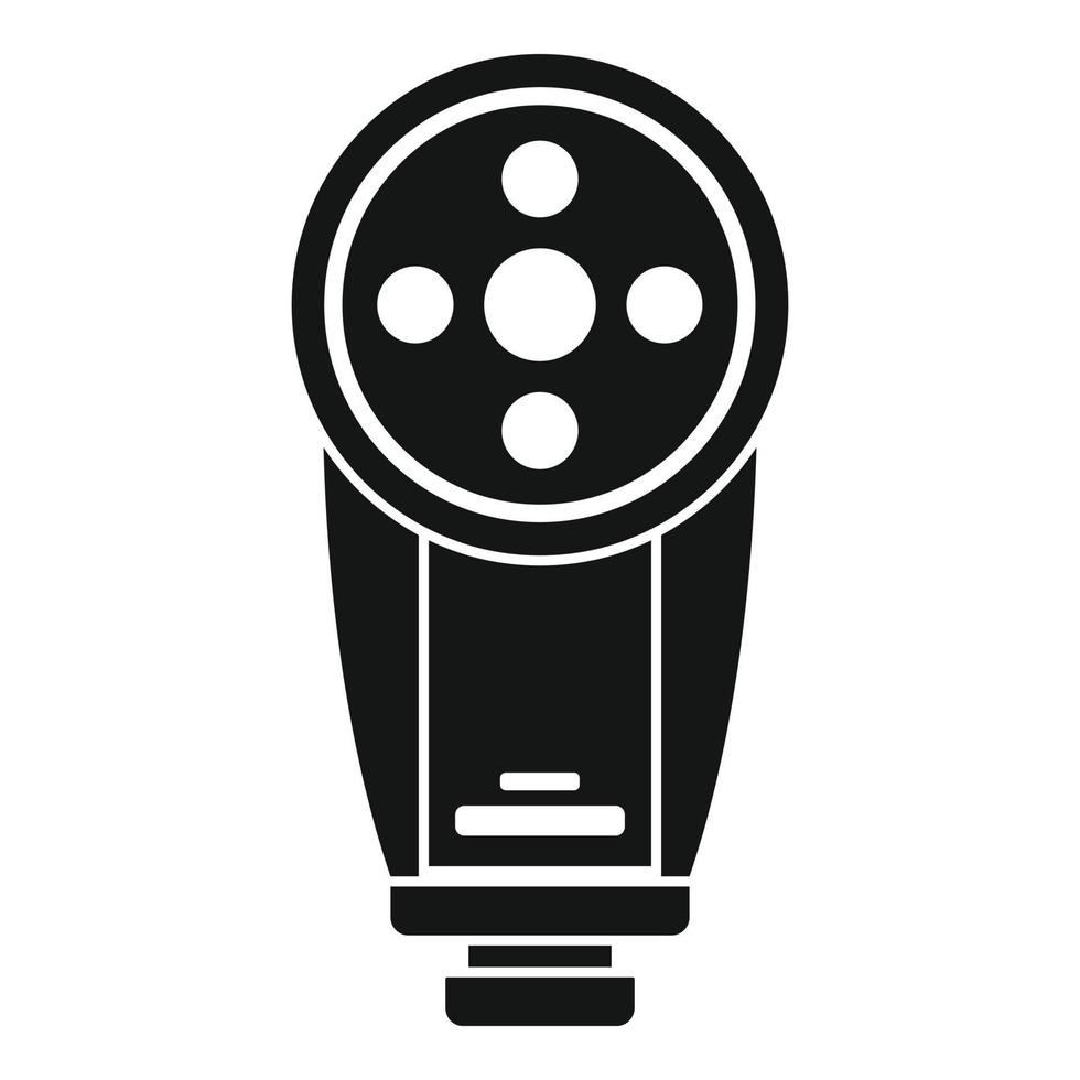 Camera led flash icon, simple style vector