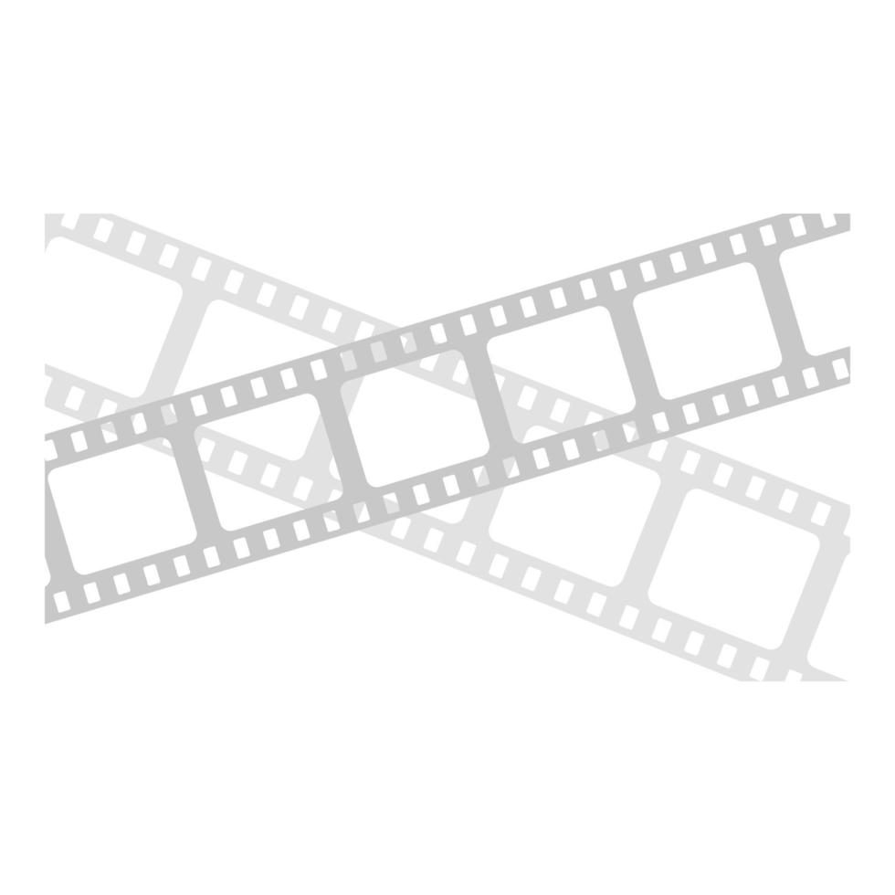 Cinema film icon, flat style vector