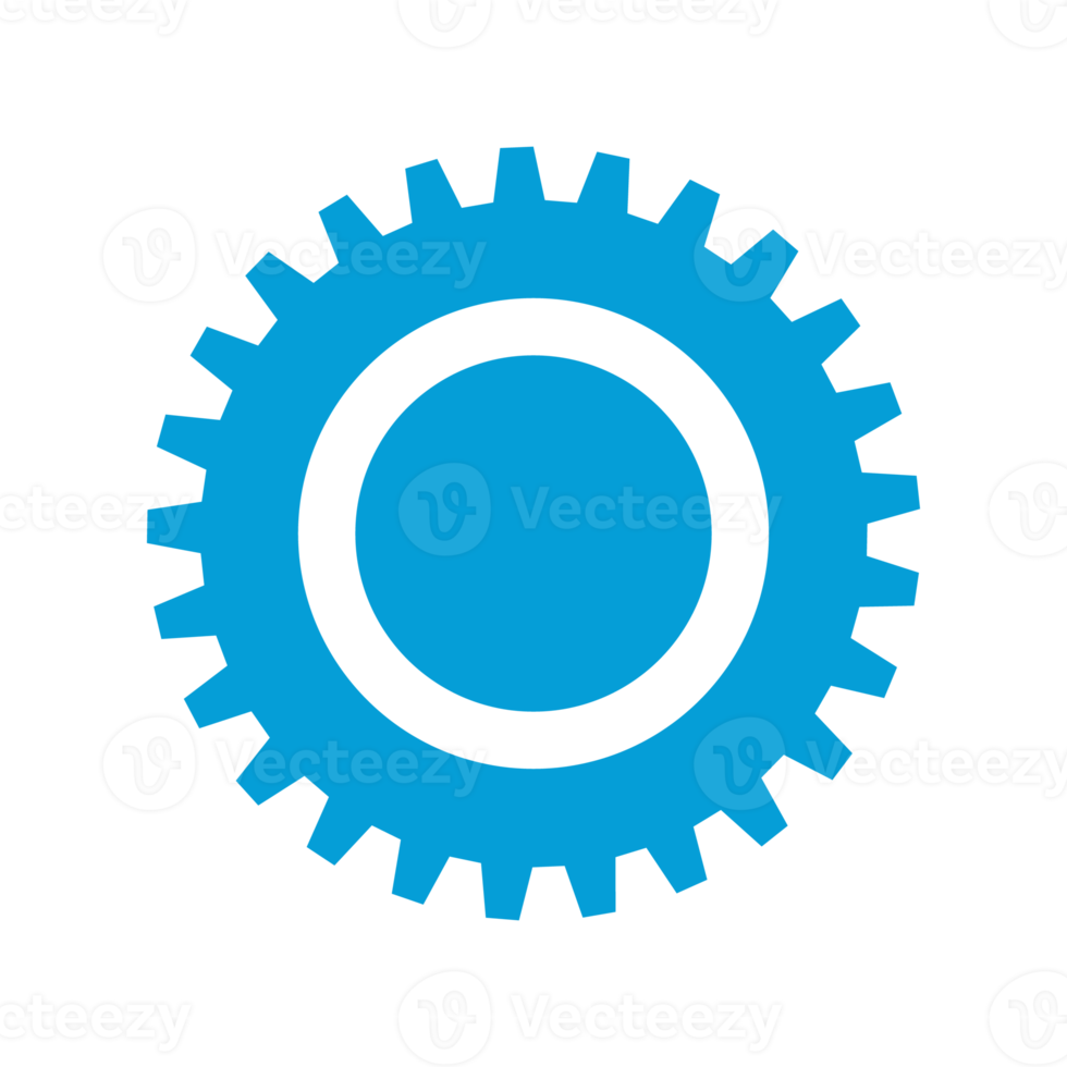 Gear wheel icon. Machine gear for setting Ideas to drive business forward through innovation. png