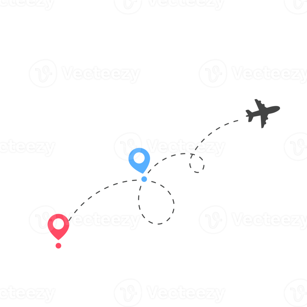 pino de rota de viagem de avião no mapa do mundo ideias de viagens de viagem png