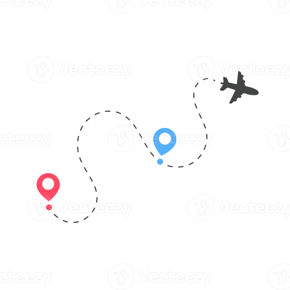pino de rota de viagem de avião no mapa do mundo ideias de viagens de viagem png