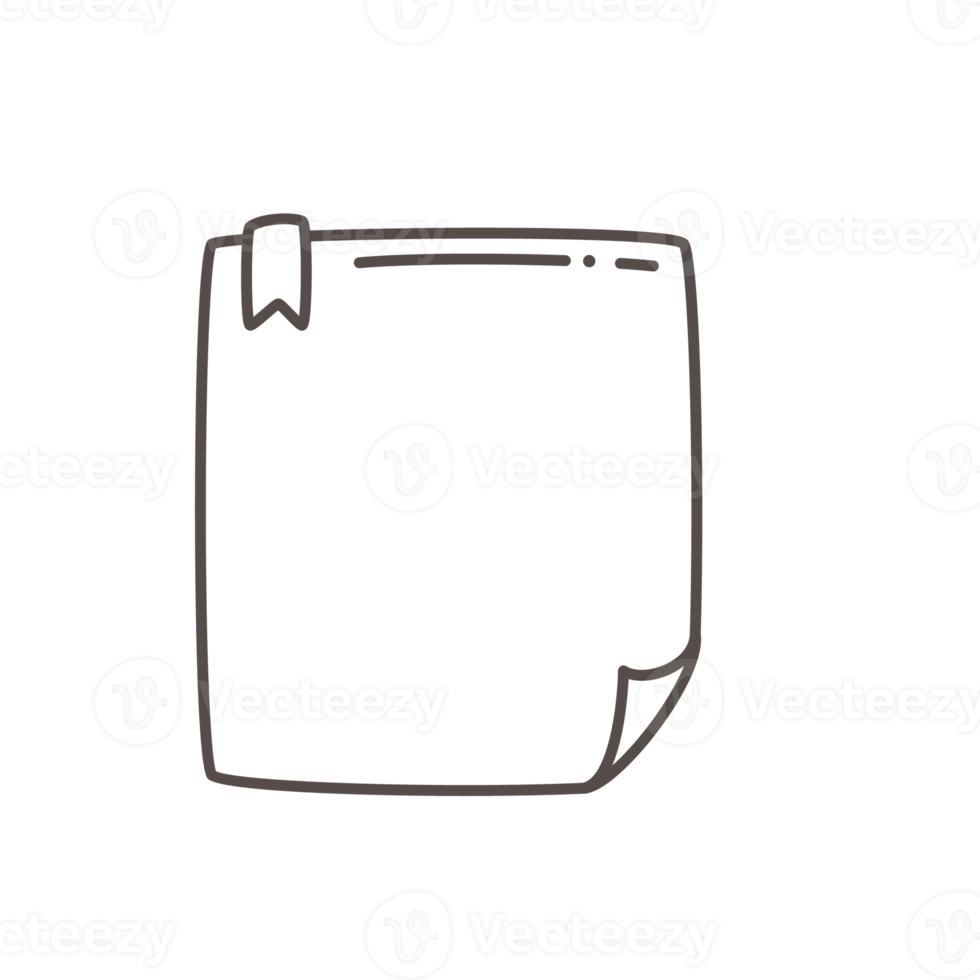 set di doodle del diario proiettile. elementi del taccuino del pianificatore disegnato a mano png