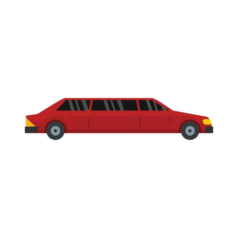 Limousine icon, flat style vector