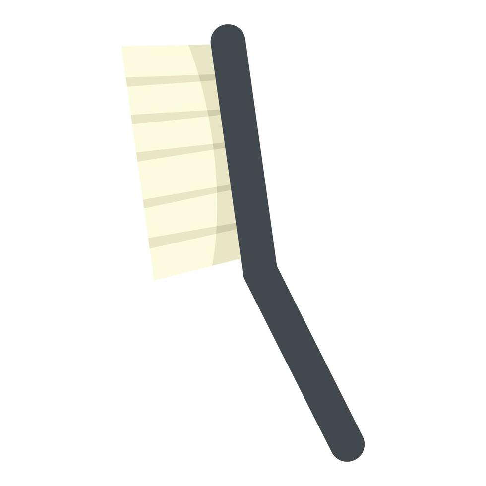 Cleaning brush icon, flat style vector