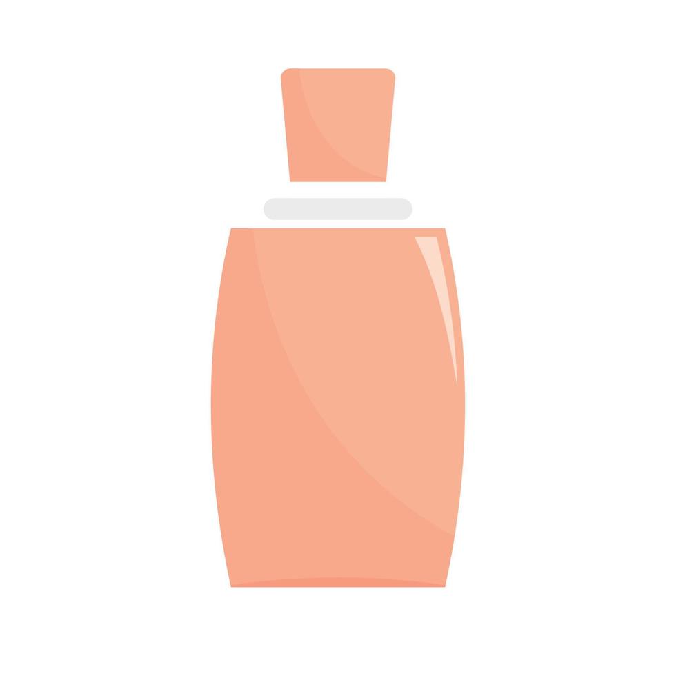 Elegant woman perfume icon, flat style vector