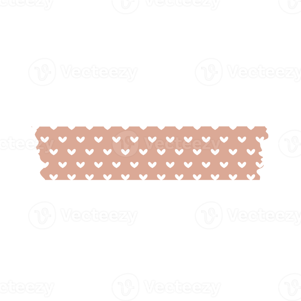 Colorful washi tape with a cute pattern. for decorating greeting cards png