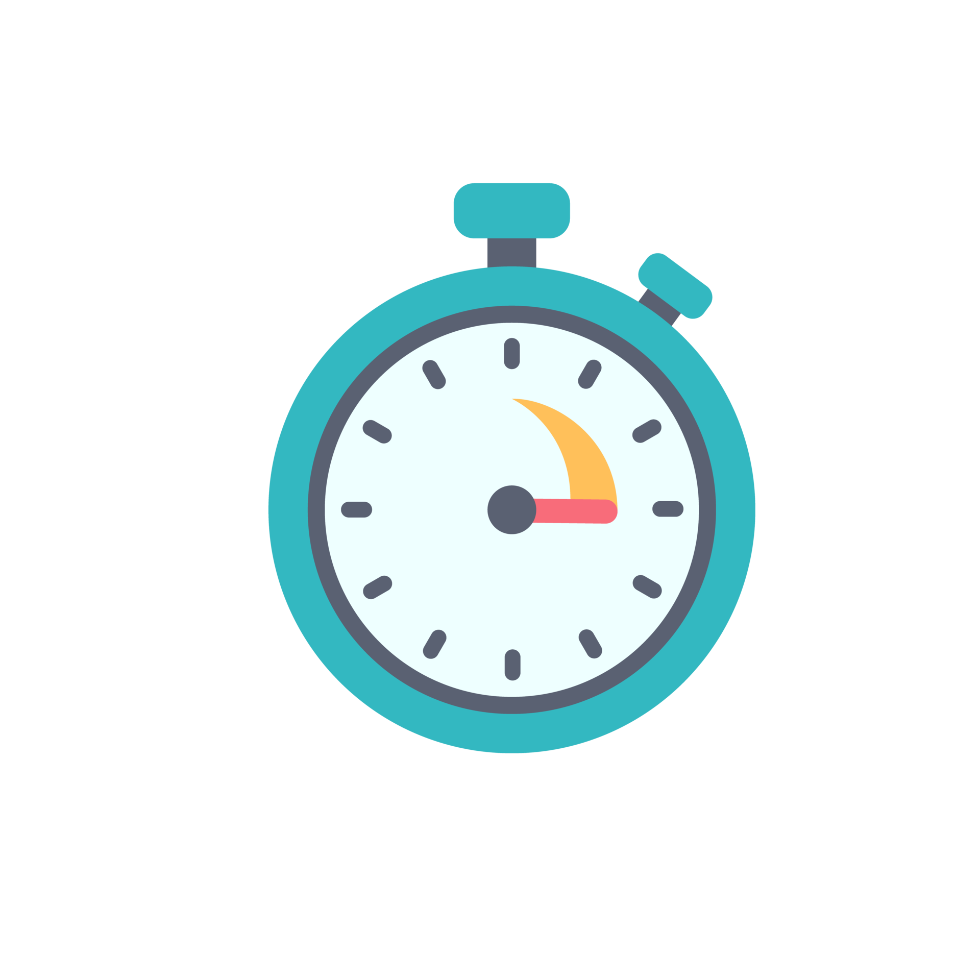 Stopwatch to set reminder time for product promotion schedule. 14491722 PNG