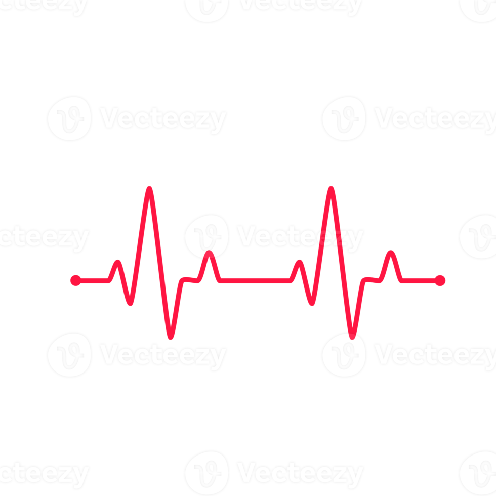 Heartbeat graph Concept of helping patients and exercising for health. png