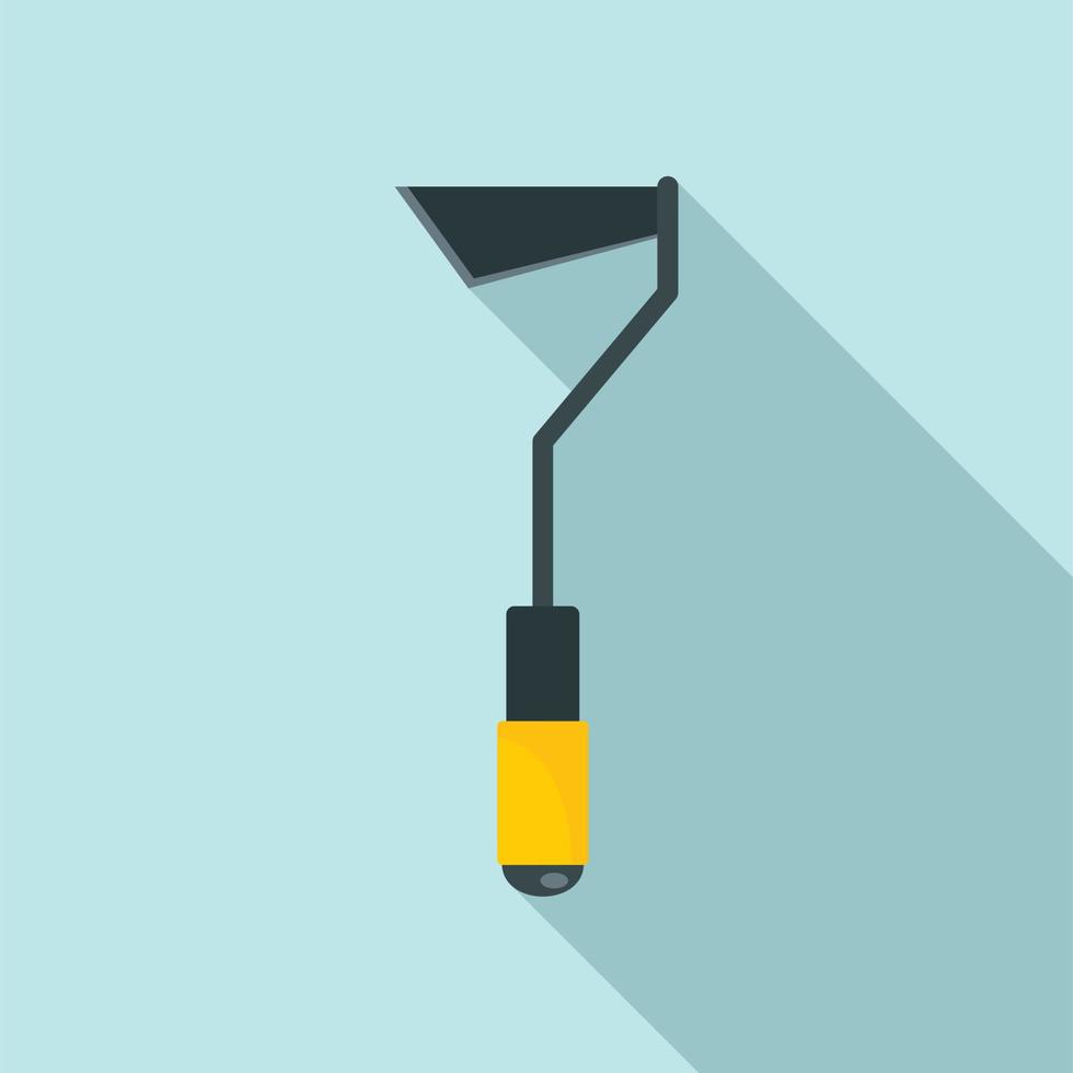 Garden dig tool icon, flat style vector