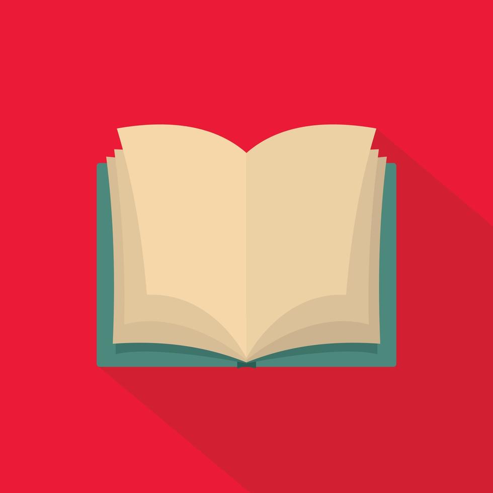 Book dictionary icon, flat style vector