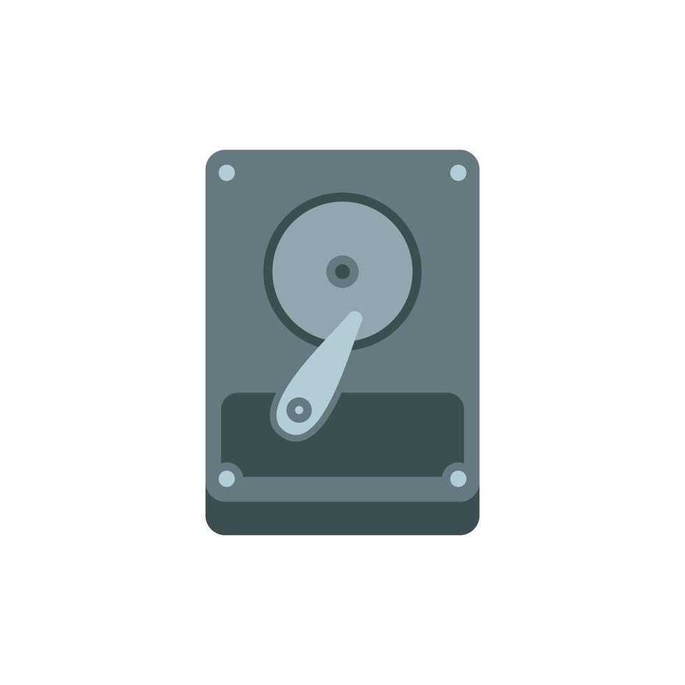 HDD icon in flat style vector