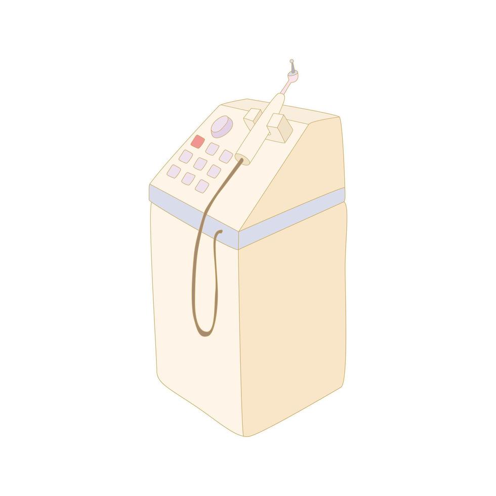 Dental equipment icon, cartoon style vector