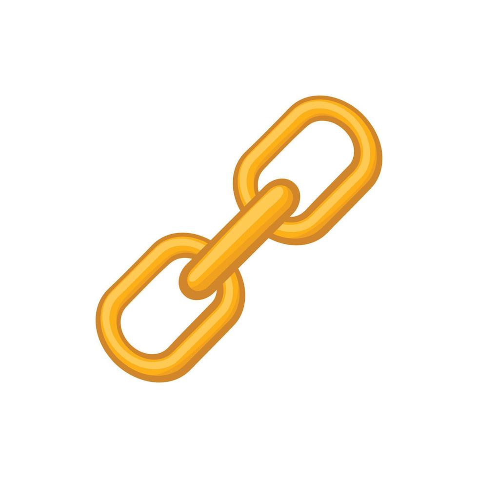 Chain icon, cartoon style vector