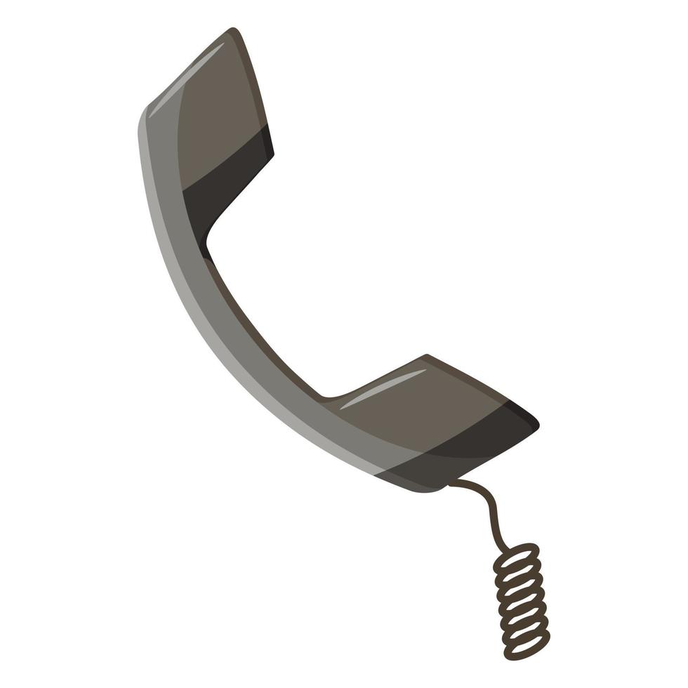 Handset icon, cartoon style vector