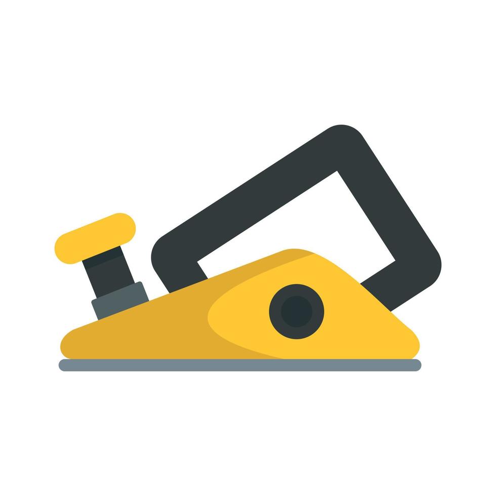 Modern jack plane icon, flat style vector