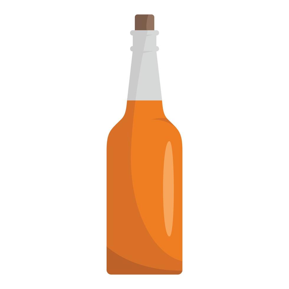 icono de botella de cocina, estilo plano vector