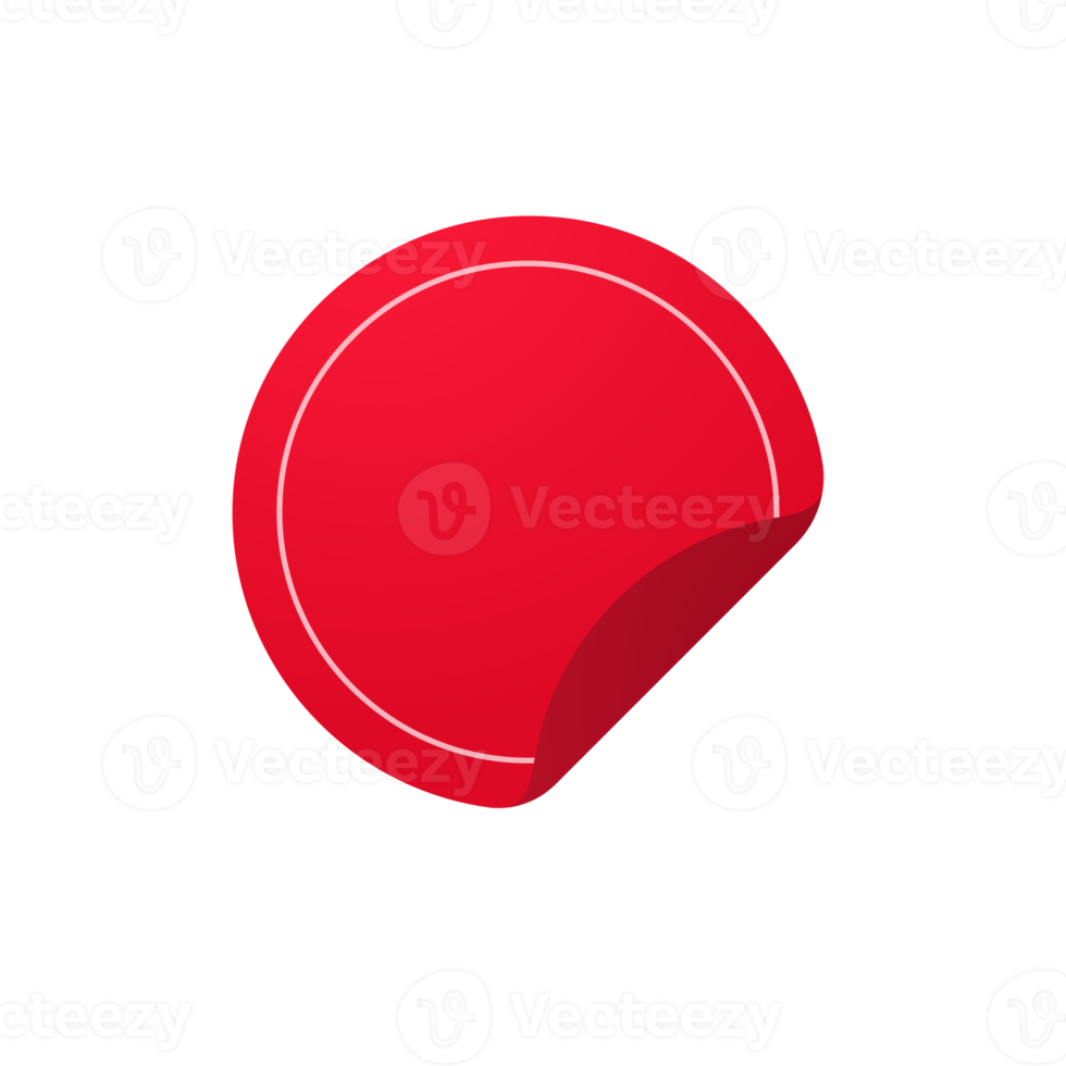 forma di base rossa per etichetta di offerta speciale di adesivi per nuovi prodotti png
