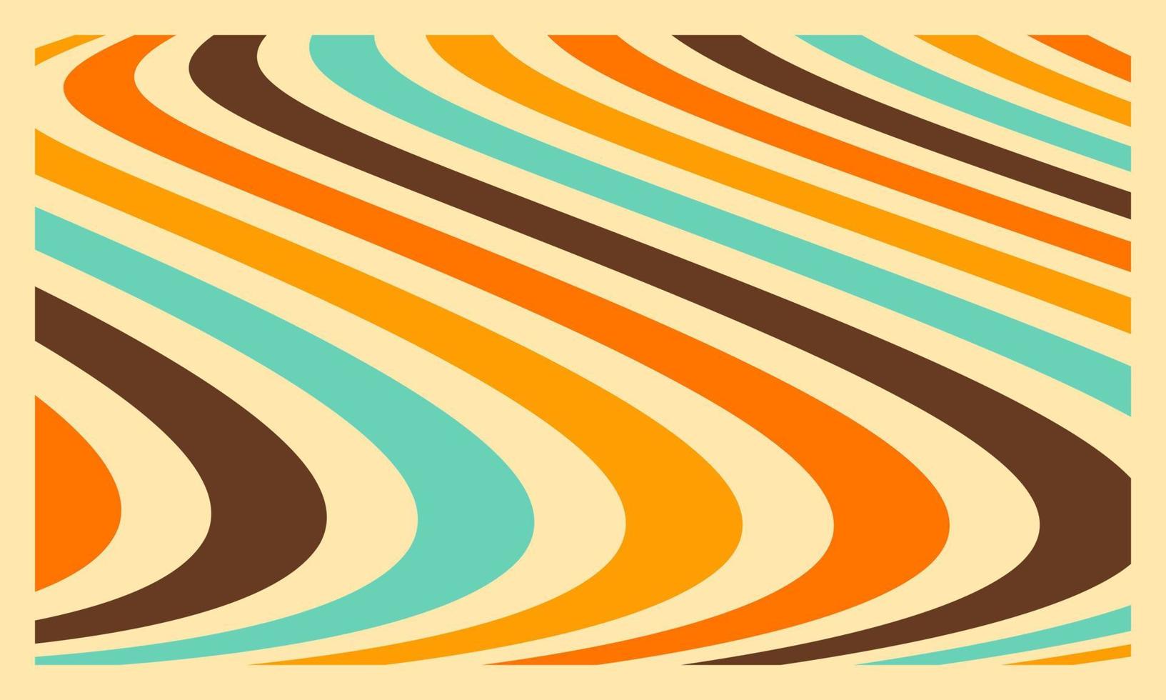 Abstract Retro Wallpaper Vector Pattern