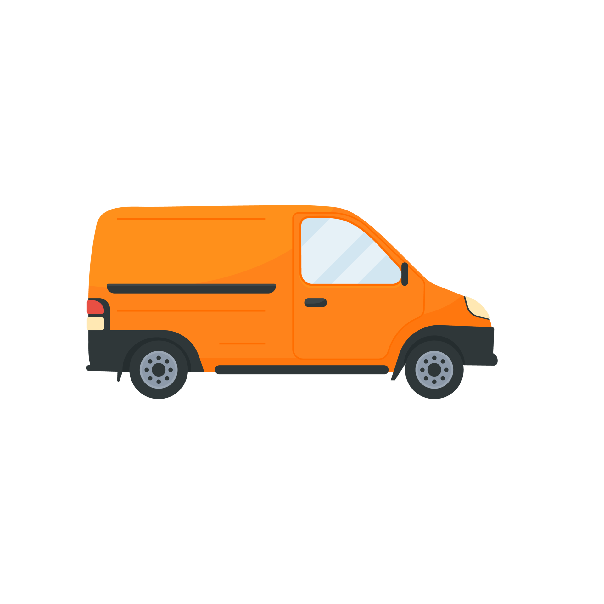 Trucks deliver goods to the recipient. online ordering concept 14493477 PNG