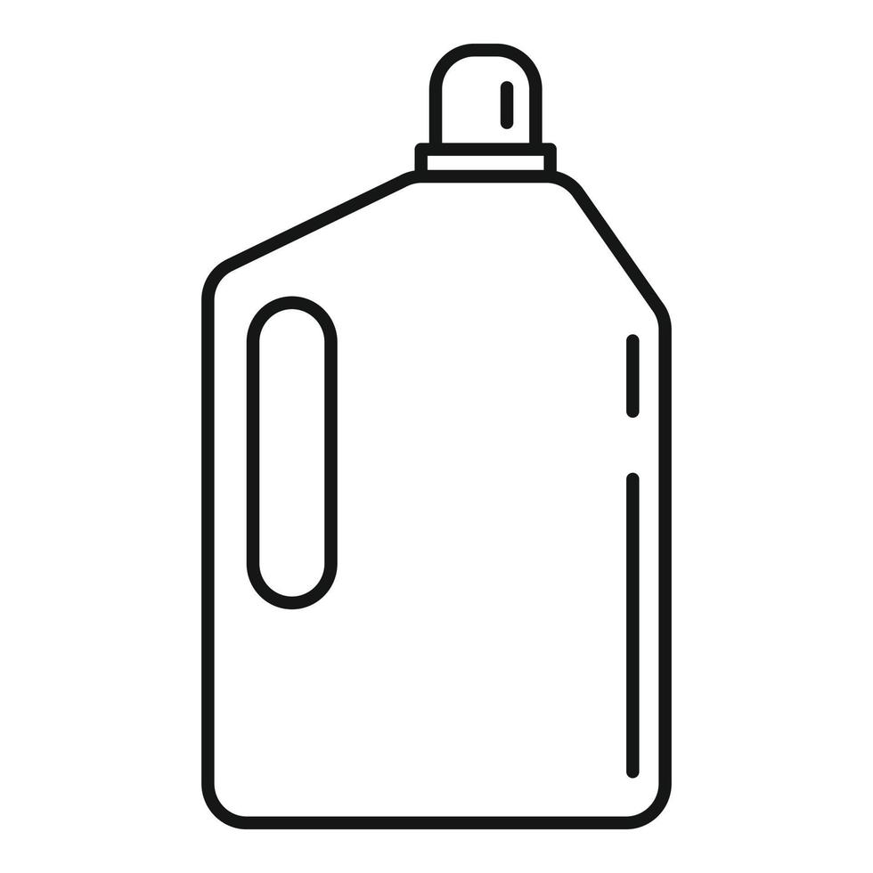 Bleach product icon, outline style vector