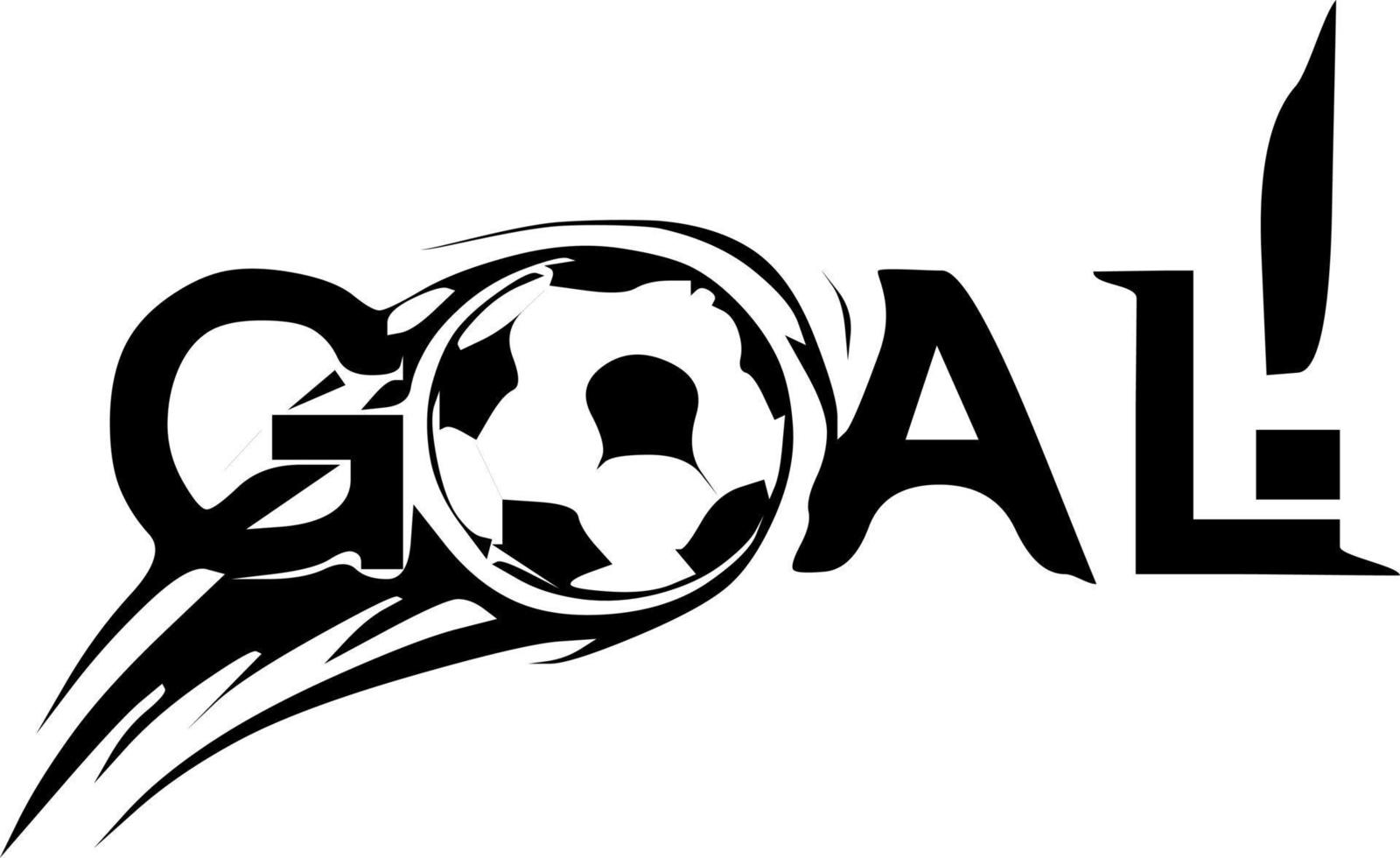 Icon ball goal vector