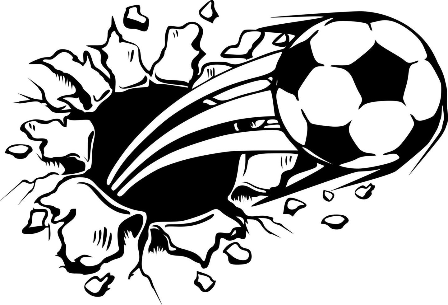 Icon ball goal vector