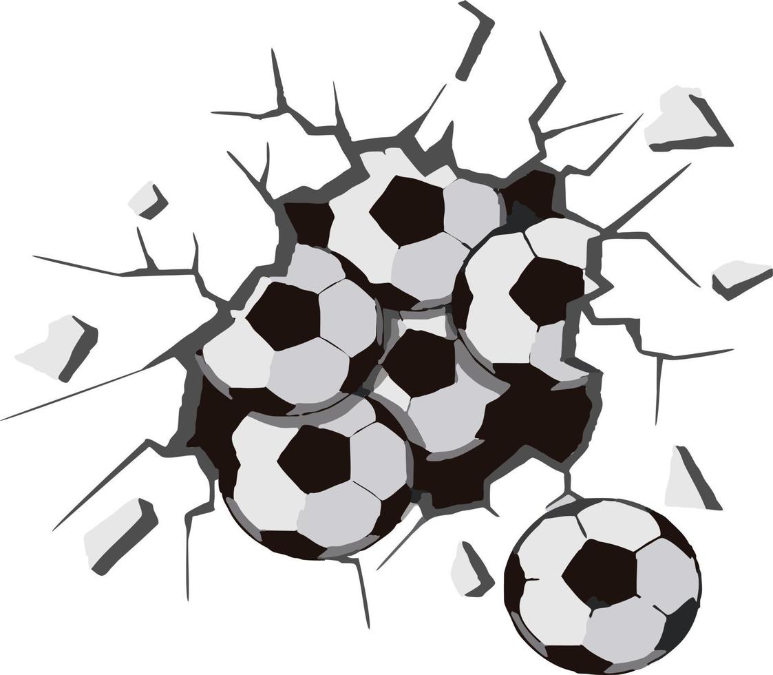 Icon ball goal vector