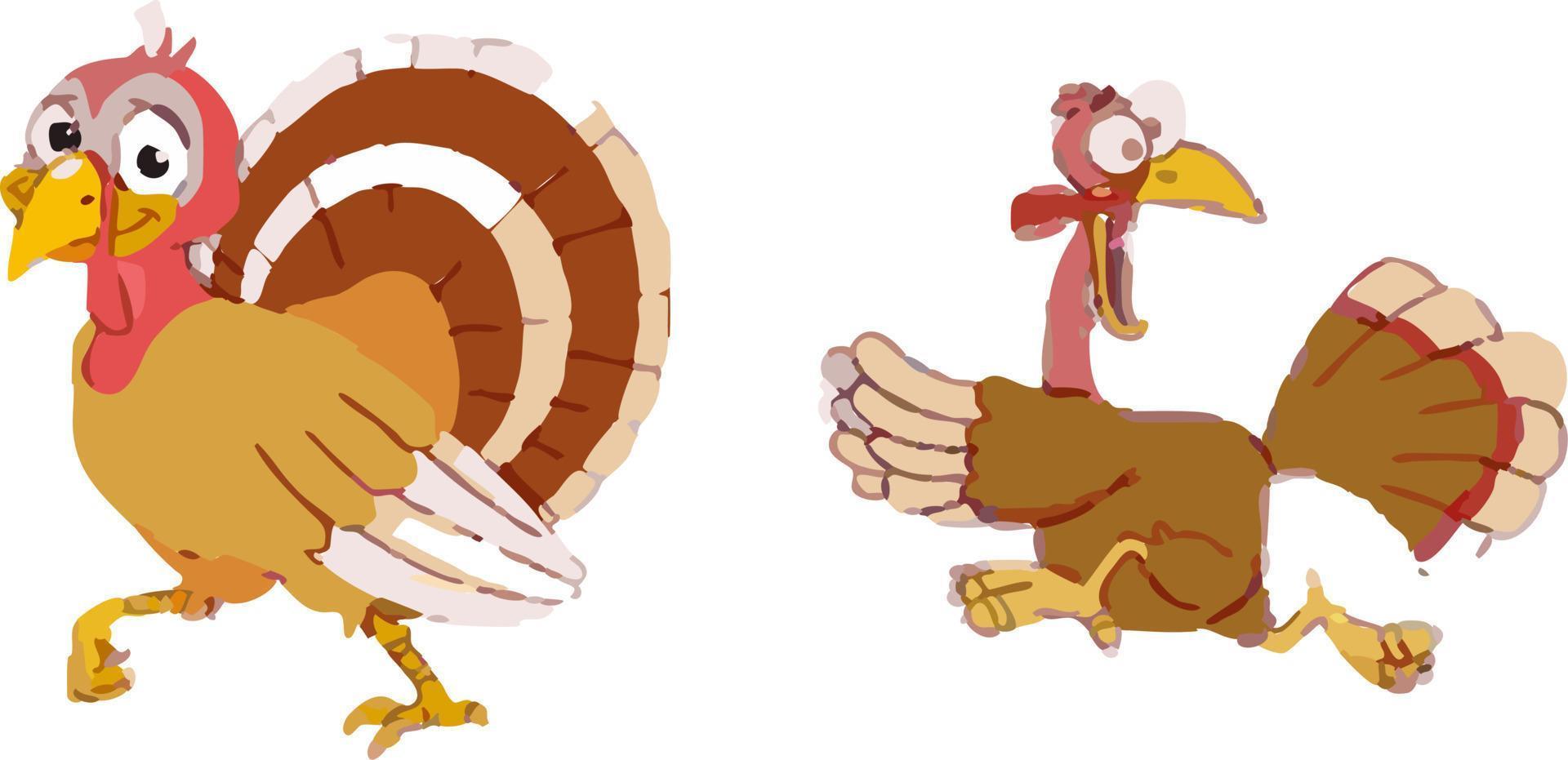 Icon set thanksgiving vector