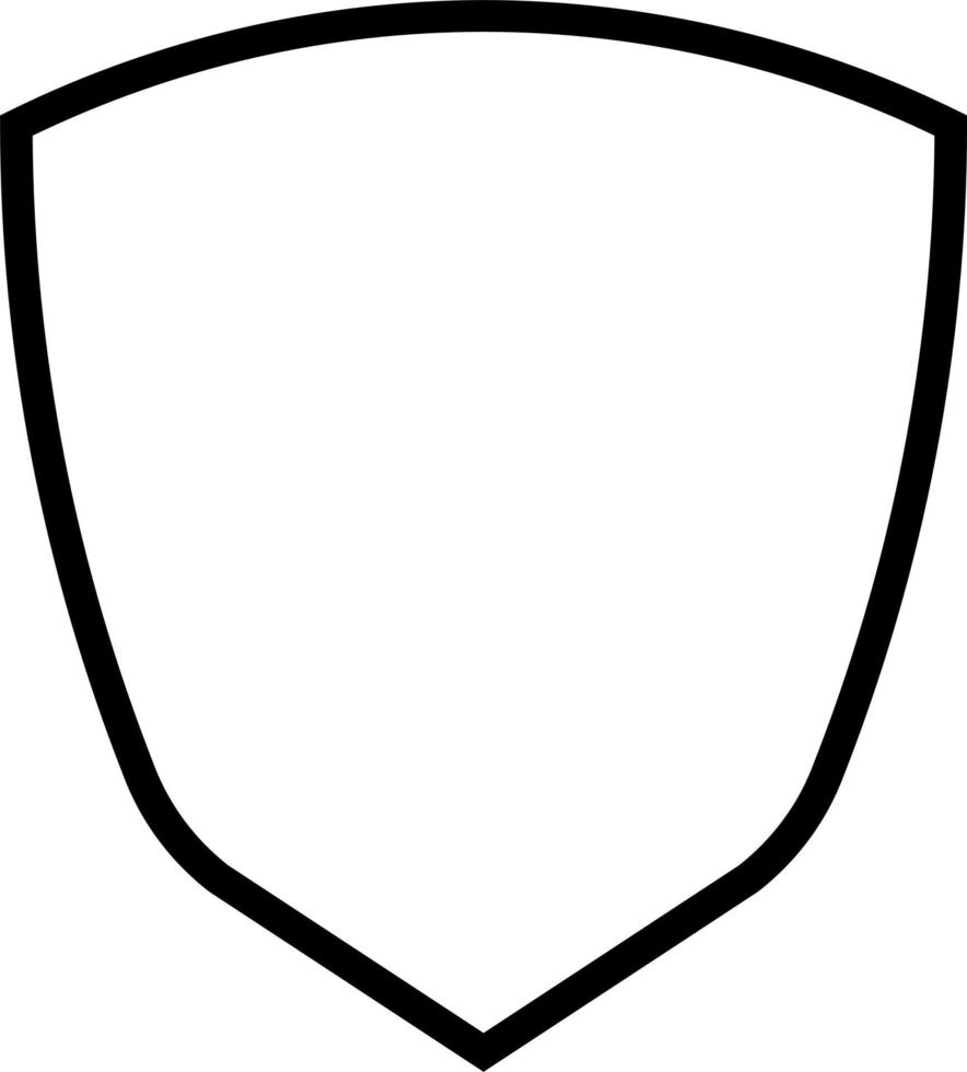 Badge Frame Outline Shape Design vector