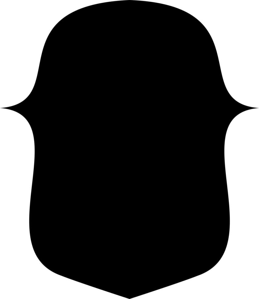 Ilustración de vector de diseño de forma de insignia