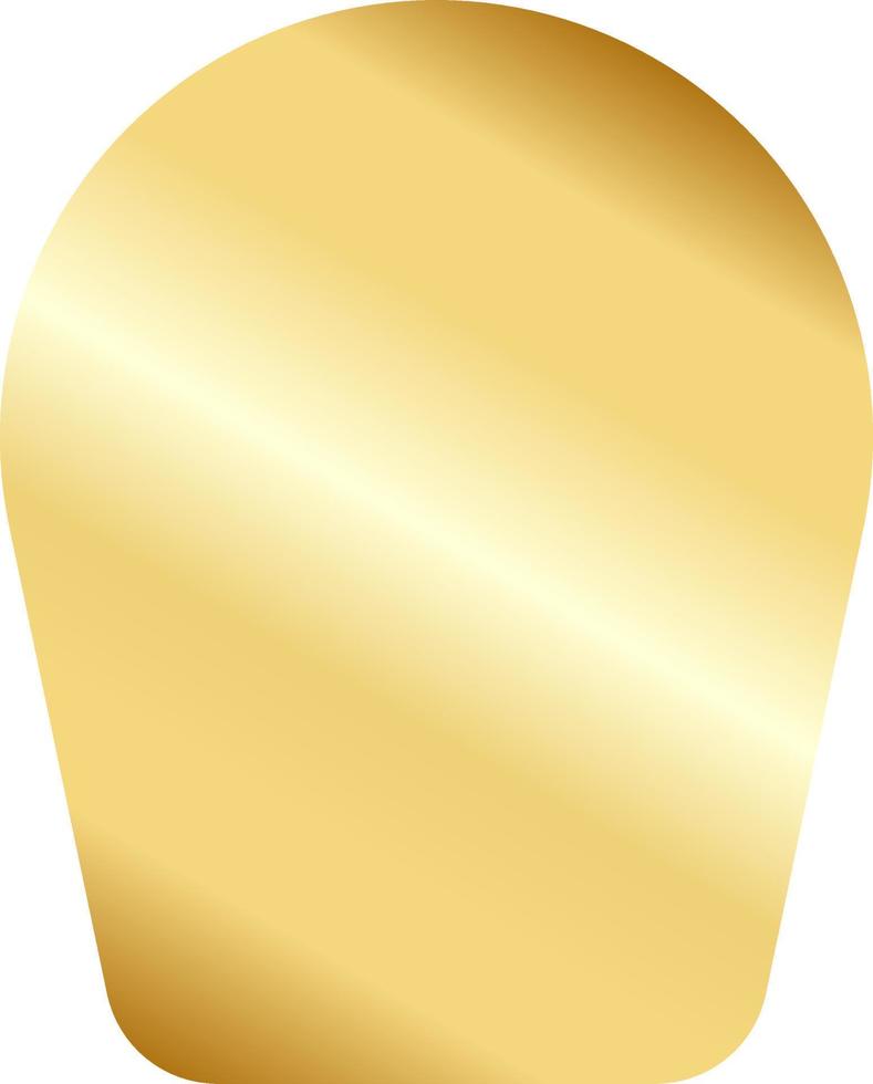 Gold Badge Label Design Illustration vector