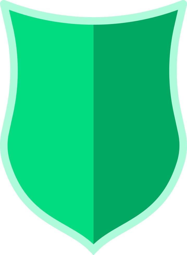 Badge Shape Design Flat Illustration vector
