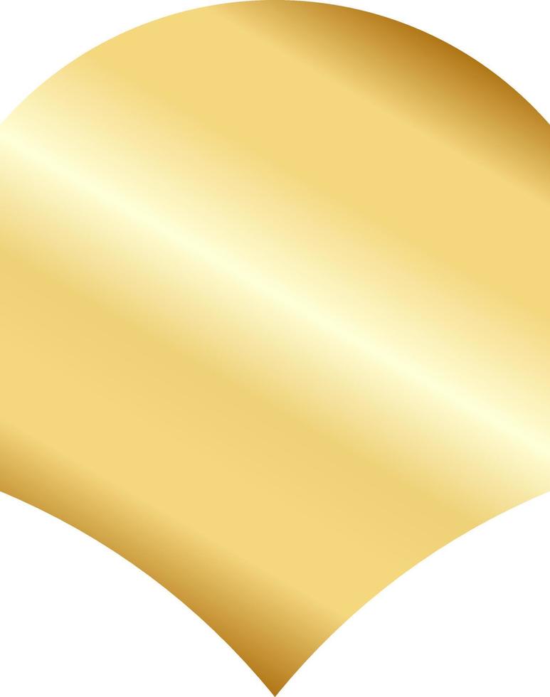 ilustración de diseño de etiqueta de insignia de oro vector