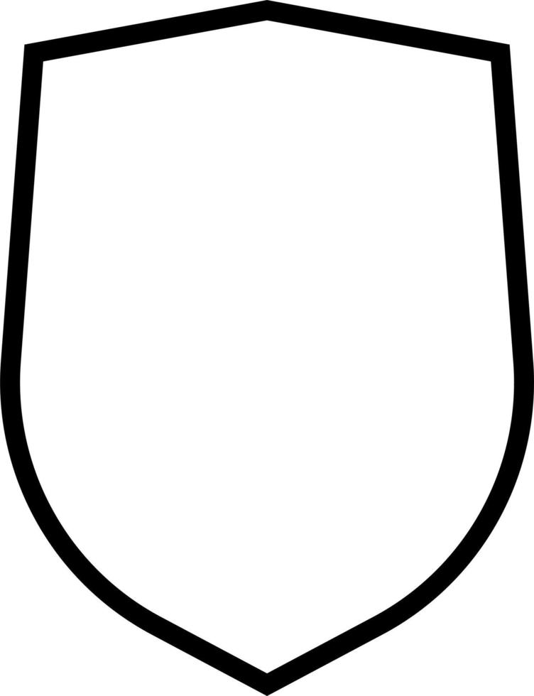 Badge Frame Outline Shape Design vector