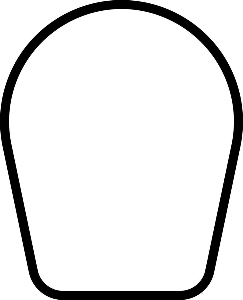 Badge Frame Outline Shape Design vector