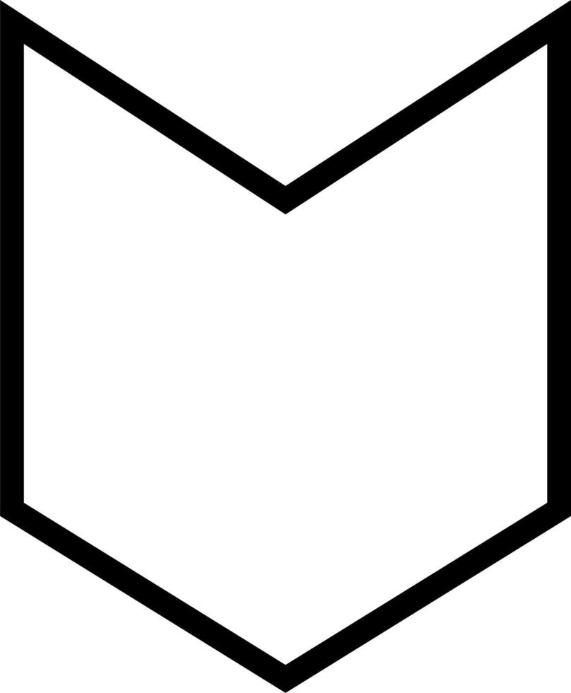 Badge Frame Outline Shape Design vector