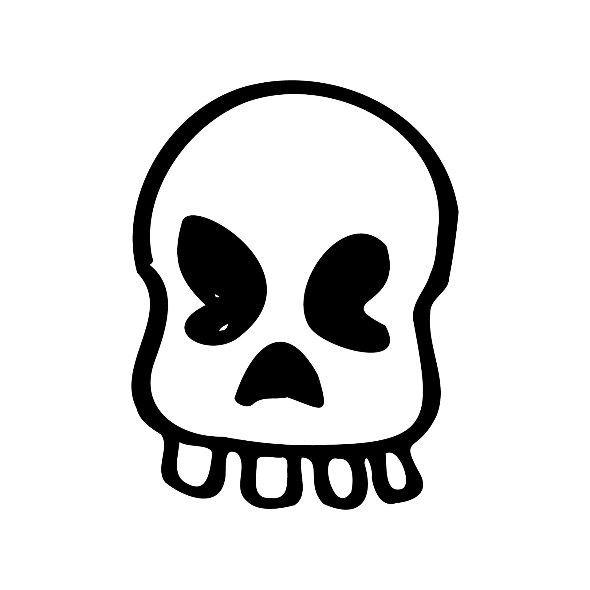 Cartoon Skull Vector Images