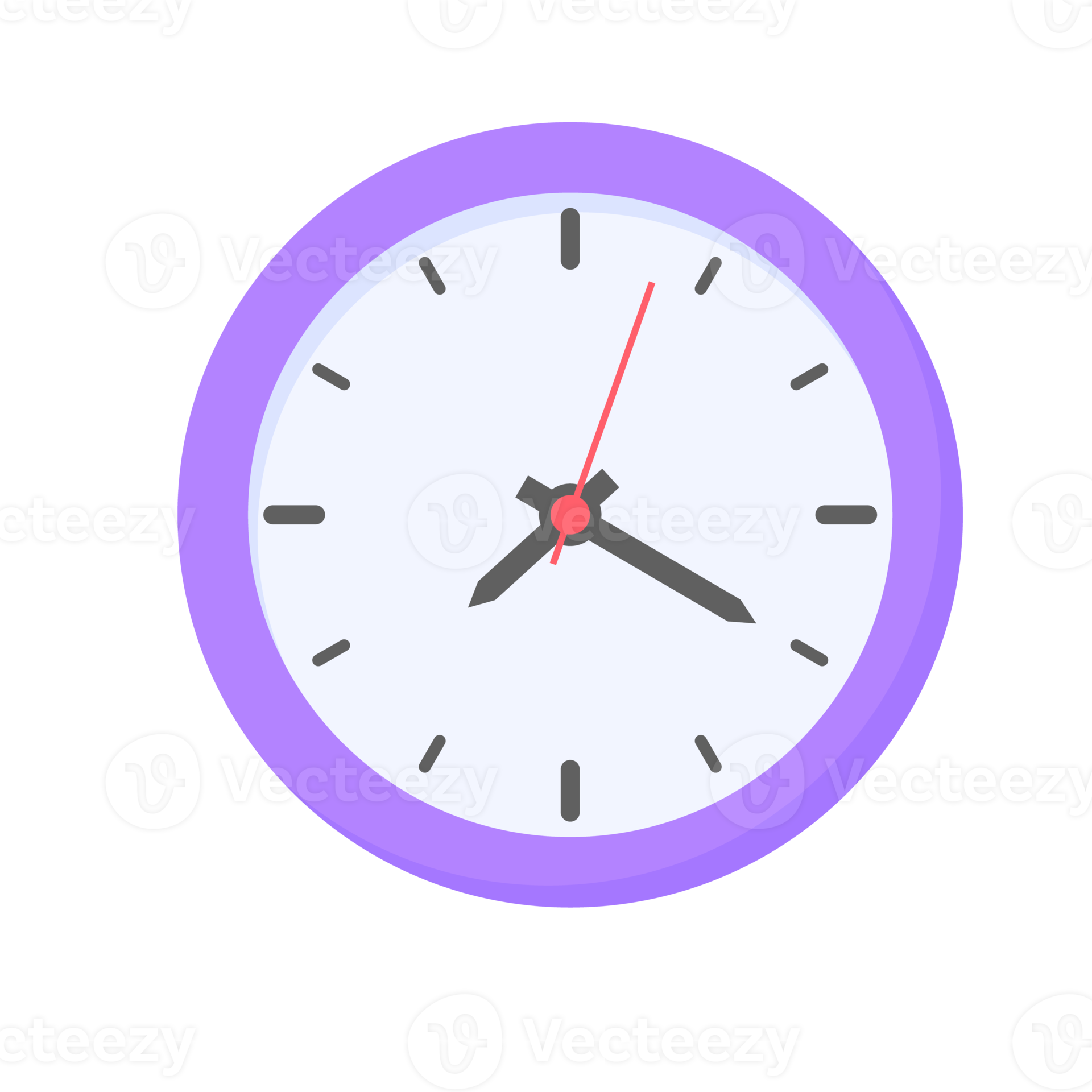 The round clock face shows the scheduled time. 14494503 PNG