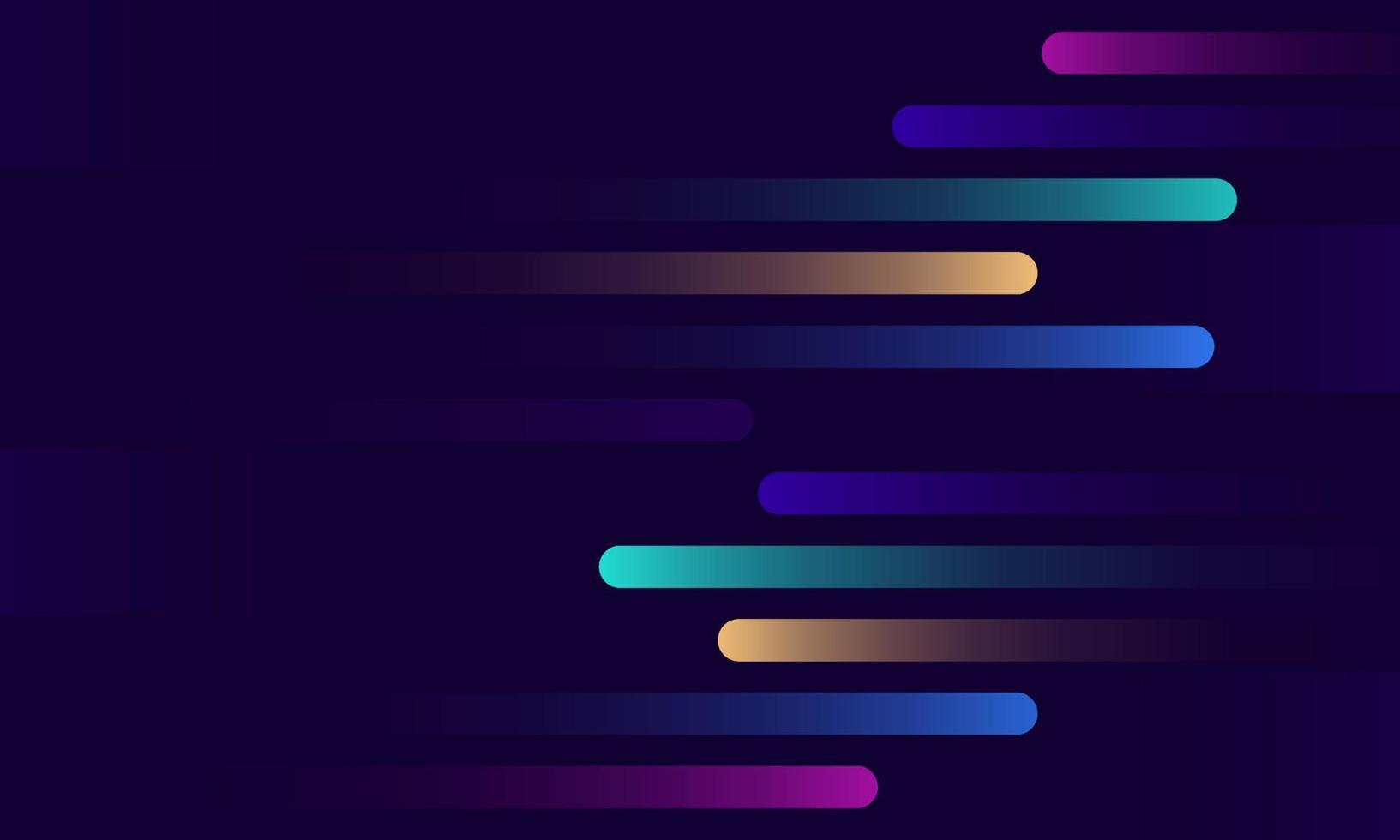 Abstract modern colorful stripes tech background vector